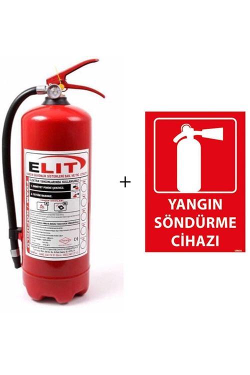 6 Kg Ruhsata Uygun Köpüklü Yangın Söndürme Tüpü Ve Yangın Söndürücü Levhası