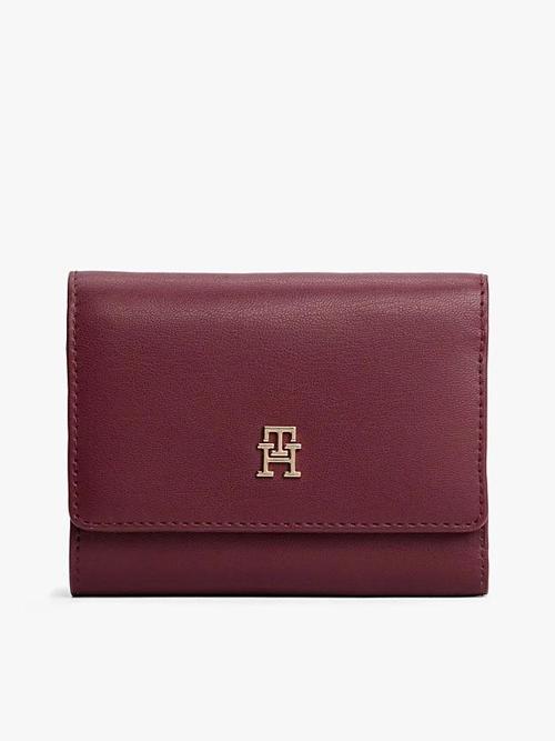 TH Icon Üç Katlı Kadın Mor Cüzdan AW0AW17737VLP