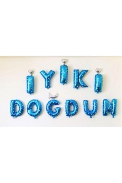 Iyi Ki Doğdun Mavi Folyo Balon