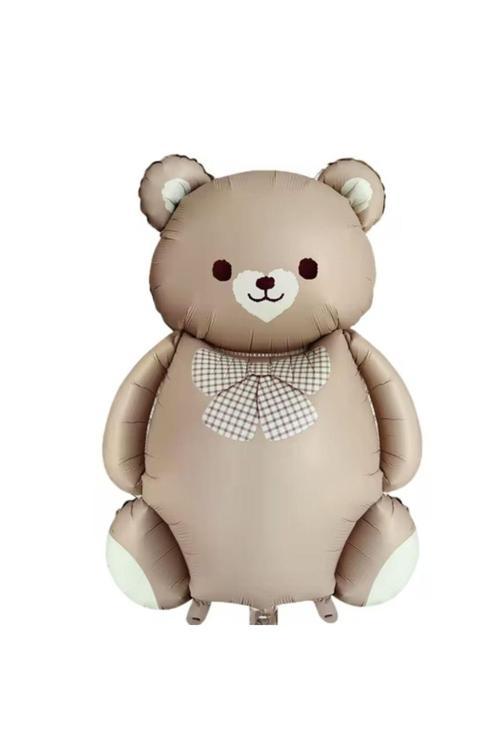 Retro Sevimli Ayı Balon Büyük Teddy Bear Folyo Balon