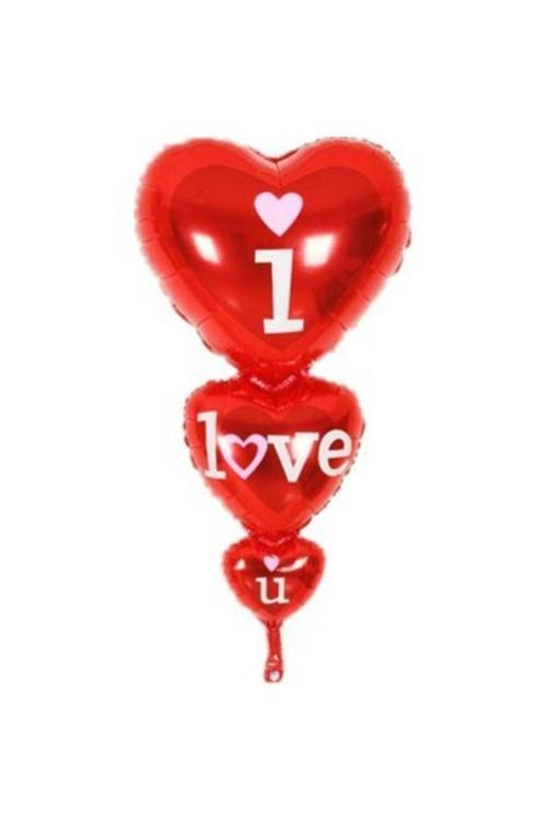I Love You Folyo Balon 1 Adet
