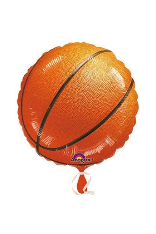 Basketbol Topu Folyo Balon 45 Cm