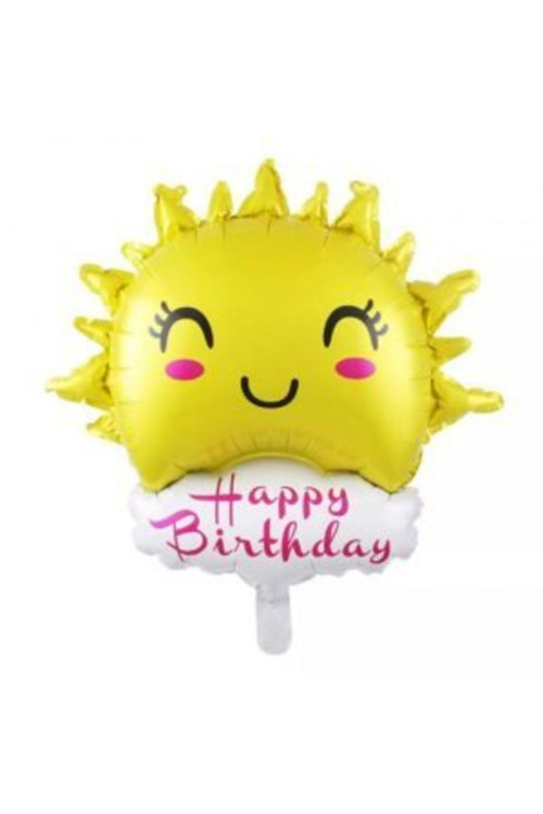 Happy Birthday Güneş Folyo Balon