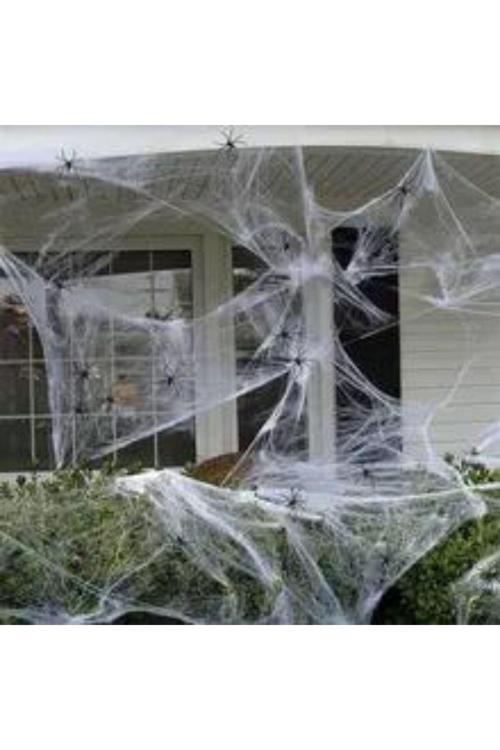Hallowen Cadılar Bayramı Beyaz Renk Örümcek Ağı