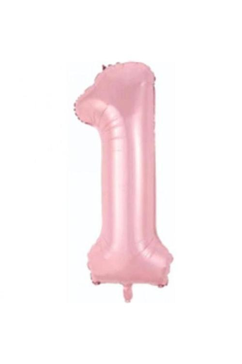 Bebek Pembe 1 Rakam Folyo Balon 102 Cm