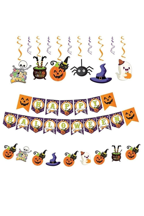 Halloween Cadılar Bayramı Süs Set