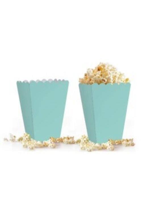 Mint Yeşili Popcorn Mısır Kutusu 8 Adet