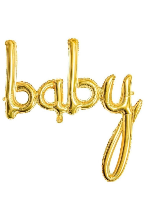 Baby Gold Yazılı Folyo Balon 1 Adet