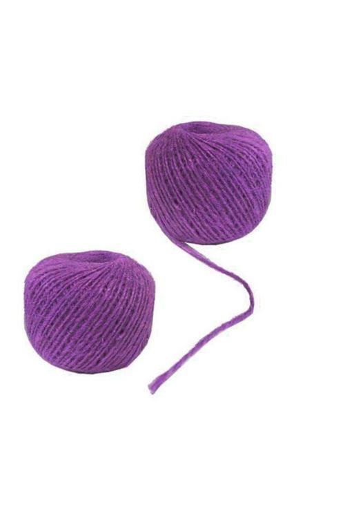 Mor Hasır Jüt İp 100 gr