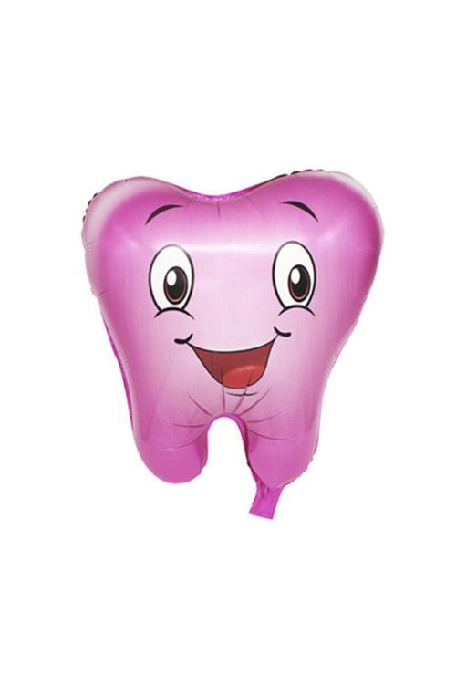 Ilk Dişim Pembe Folyo Balon