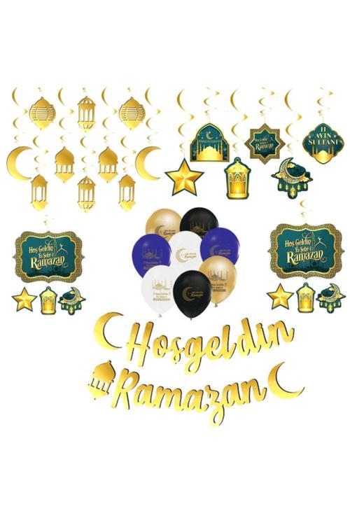 Hoş Geldin Ya Şehri Ramazan Tavan Asma Süs Set