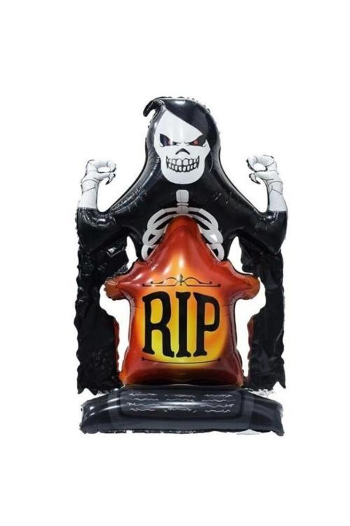 Halloween Cadılar Bayramı Şişme Ayaklı Mezar Taşı