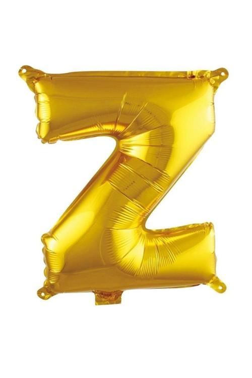 Altın Renk Z Harfi 16'' Folyo Balon 1 Adet