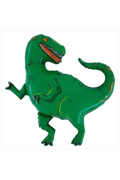 Dinozor T-Rex Yeşil Folyo Balon 1 Adet