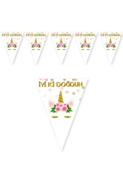 Unicorn Iyi Ki Doğdun Bayrak Afiş