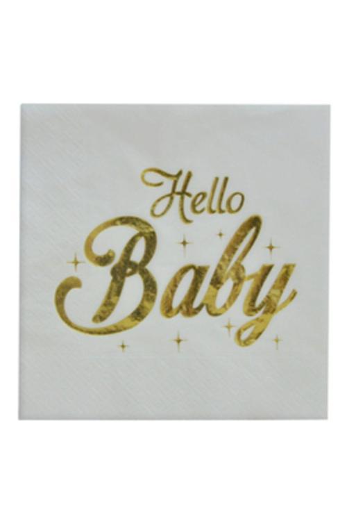 Hello Baby Varak Peçete 16 Adet