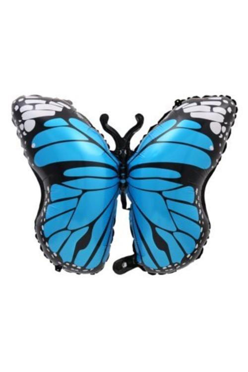 Kelebek Folyo Balon Mavi 1 Adet