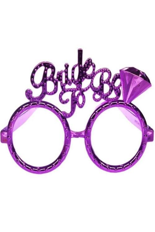 Bride To Be Tektaş Mor Renk Gözlük