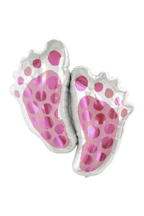 Ayak Şekilli Pembe Folyo Balon