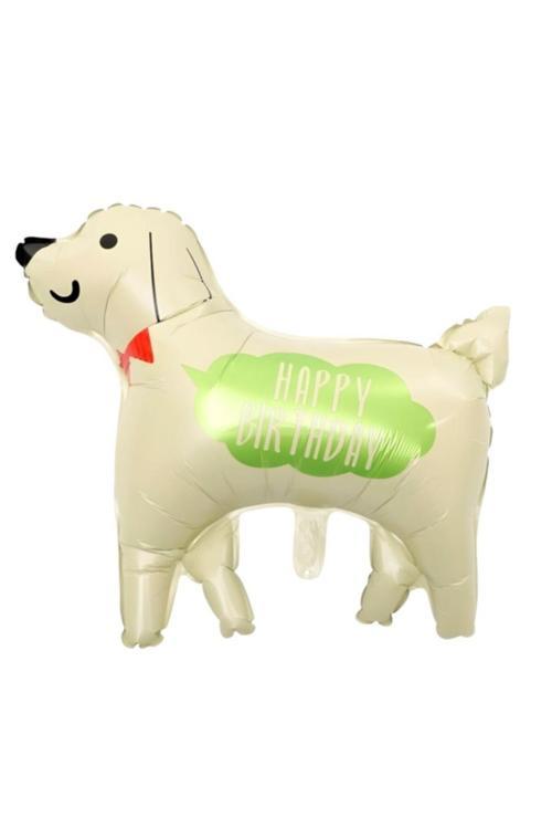 Sevimli Köpek Happy Birthday Folyo Balon 1 Adet