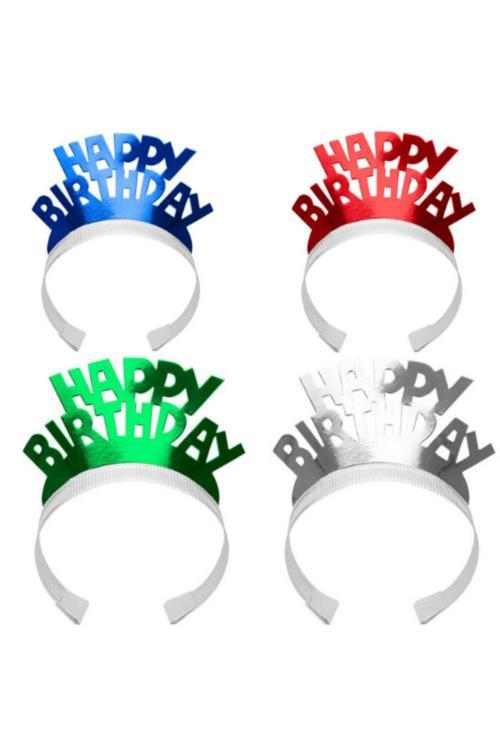 Happy Birthday Taç 4 Adet