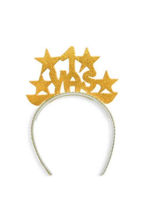 1 Yaş Simli Altın Renk Eva Taç 1 Adet