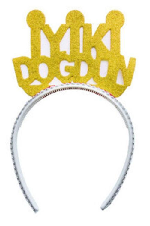 Altın Iyi Ki Doğdun Simli Taç 1 Adet