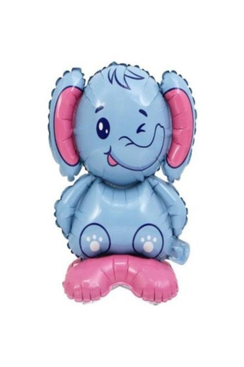 Safari Hayvanları Ayaklı Fil Şekilli Folyo Balon