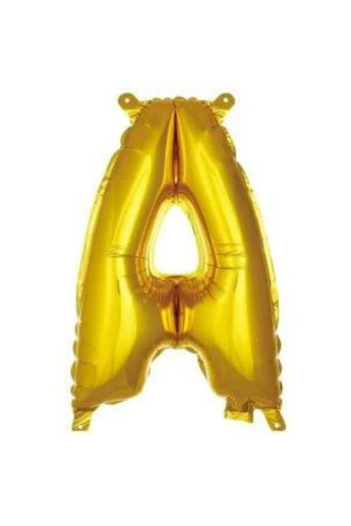 Altın Renk A Harfi 16'' Folyo Balon 1 Adet