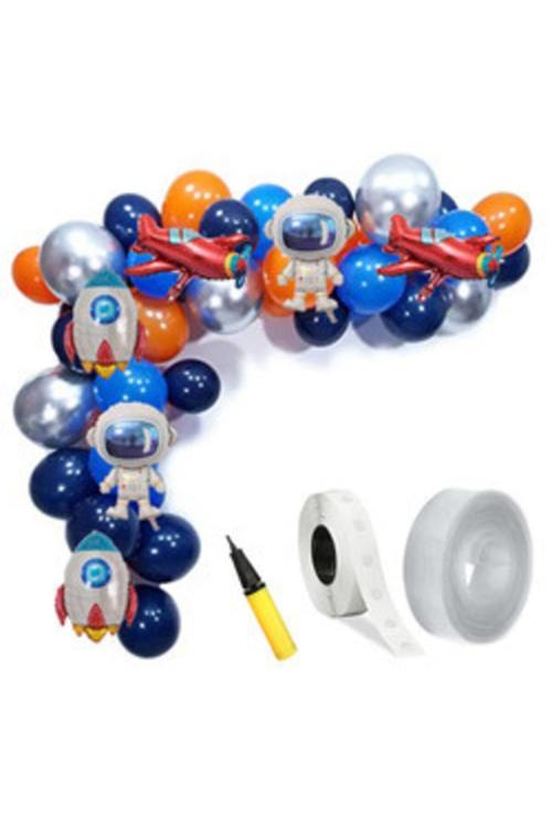 Uzay Partisi Zincir Balon Yapım Seti