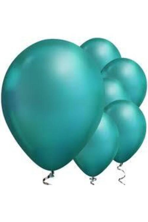 Mirror Krom Yeşil 6 Lı Latex Balon