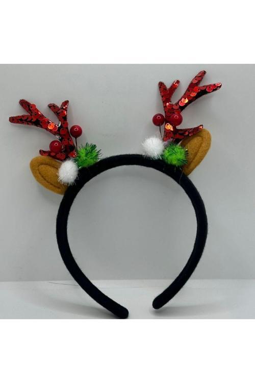 Yılbaşı Partisi Siyah Pullu  Taç 1 Adet