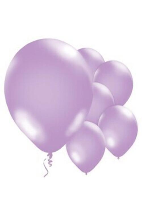Lila Metalik Balon 10'lu