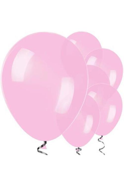 Bebek Pembe Metalik 10 Lu Latex Balon