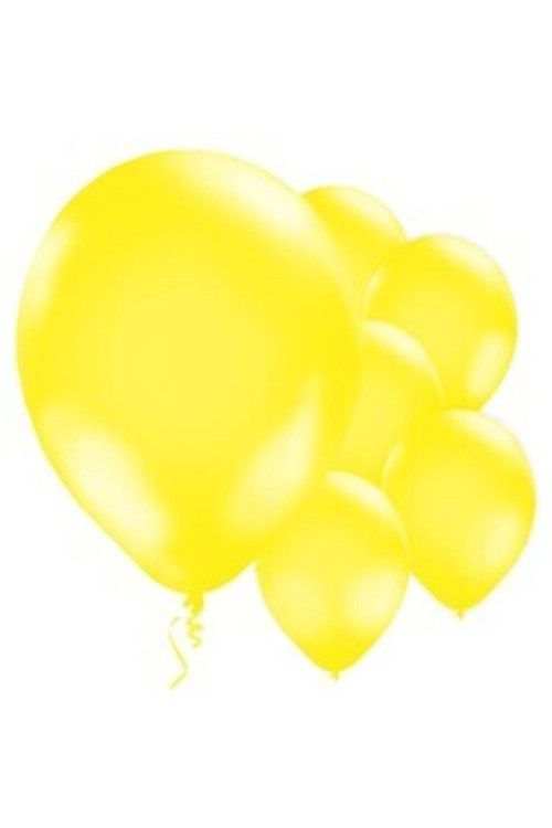 Sarı Renk Metalik 10 Lu Latex Balon