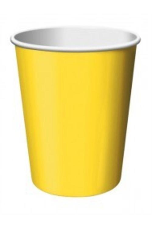 Sarı Bardak 8 Adet