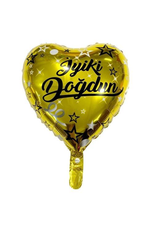 İyi Ki Doğdun Gold Kalp Folyo Balon 1 Adet