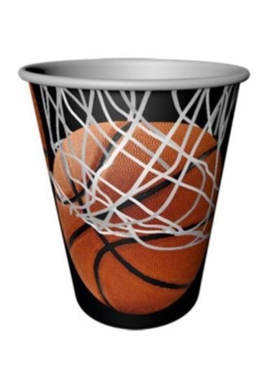 Basketbol Teması Bardak 8 Adet