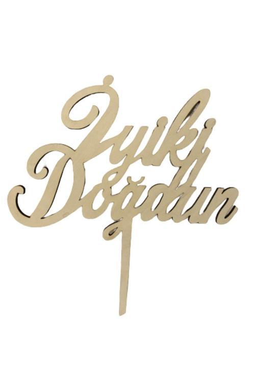 Iyi Ki Doğdun Aynalı Altın Pleksi Yazı