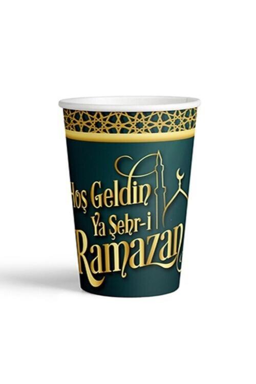 Hoş Geldin Ramazan Karton Bardak 8 Adet
