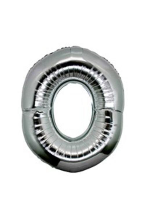 Folyo Balon O Harfi Gümüş Renk 100 Cm