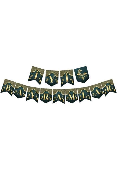 Iyi Bayramlar Zikzak Banner Afiş