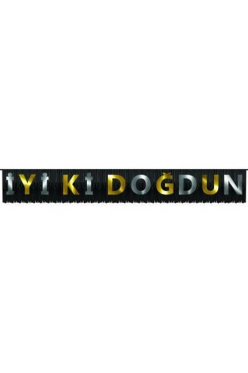 Iyi Ki Doğdun Altın Gümüş Renk Püsküllü Afiş