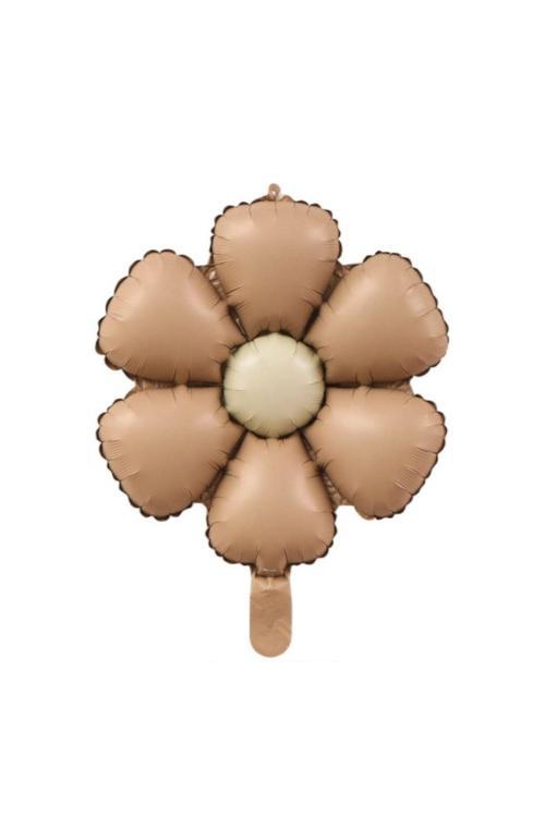 Çikolata Karamel Papatya Şekilli Folyo Balon 1 Adet