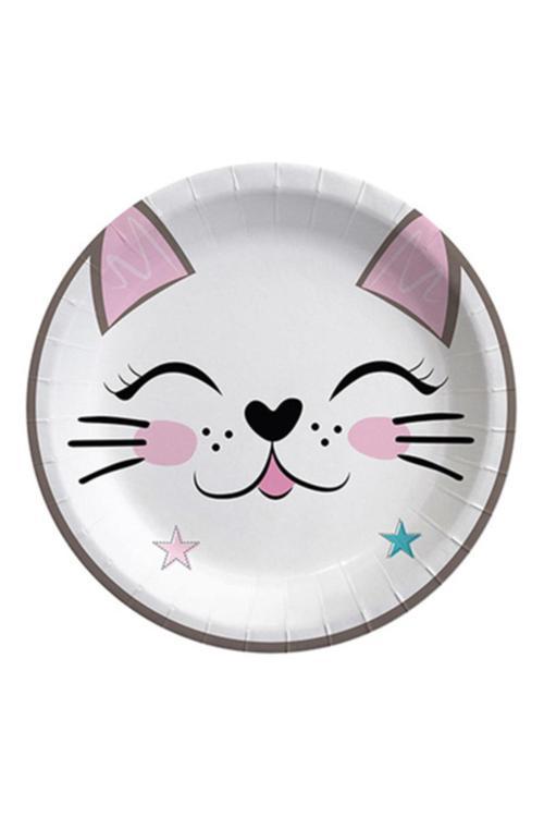 Kedicikler Partisi Tabak 8 Adet