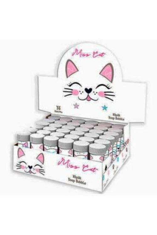 Kedicikler Teması Hediyelik Köpük Baloncuk 6 Adet