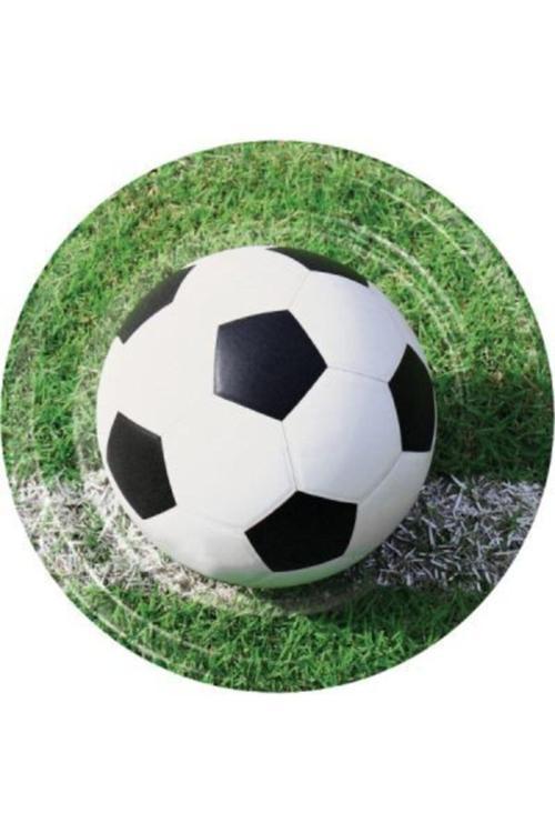 Futbol Topu Teması Tabak 8 Adet