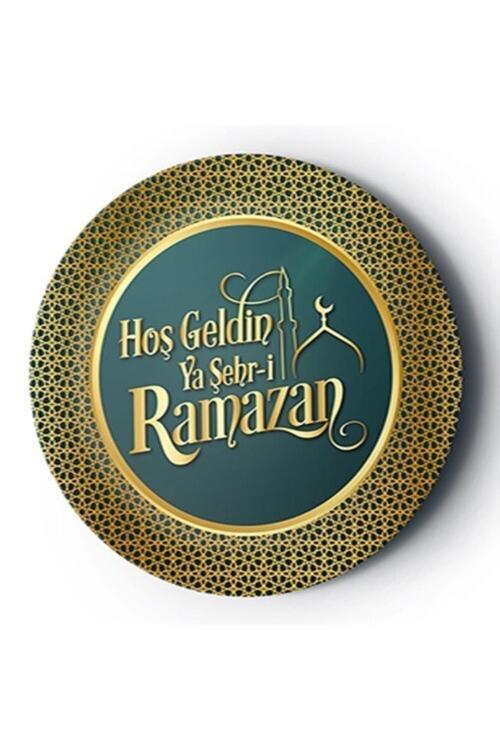 Hoş Geldin Ramazan Karton Tabak 8 Adet