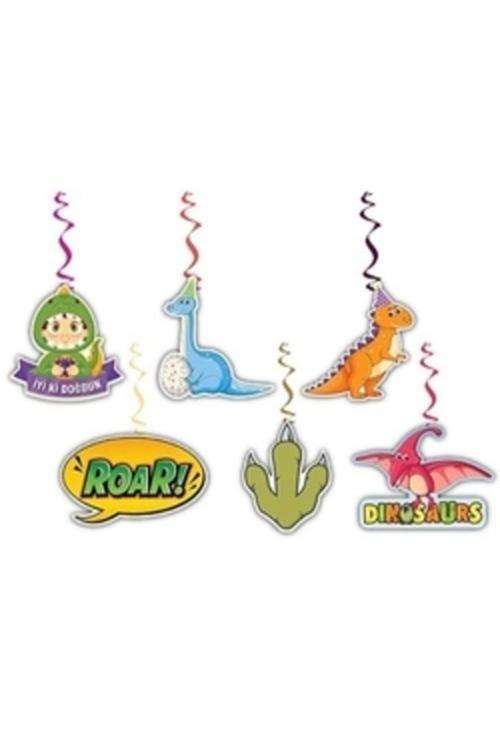 Dinozor Tavan Süsü 6 Adet