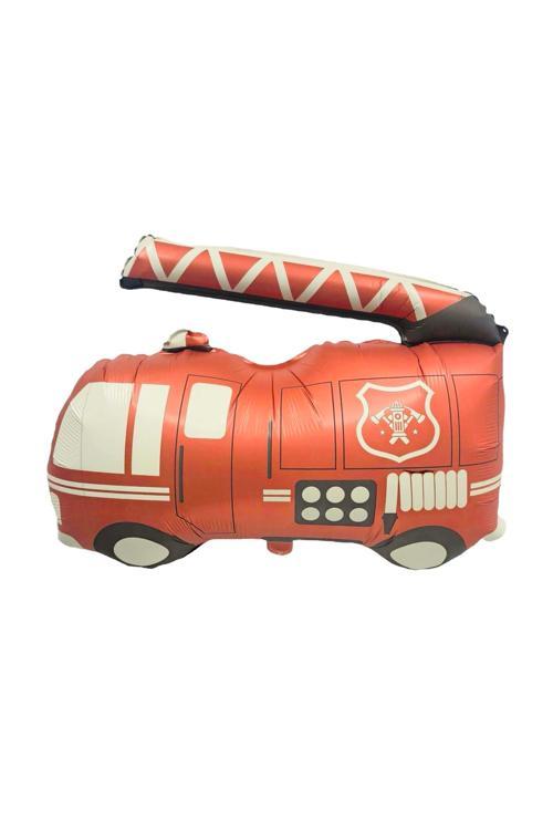 Retro İtfaiye Arabası Şekilli Folyo Balon 1 Adet